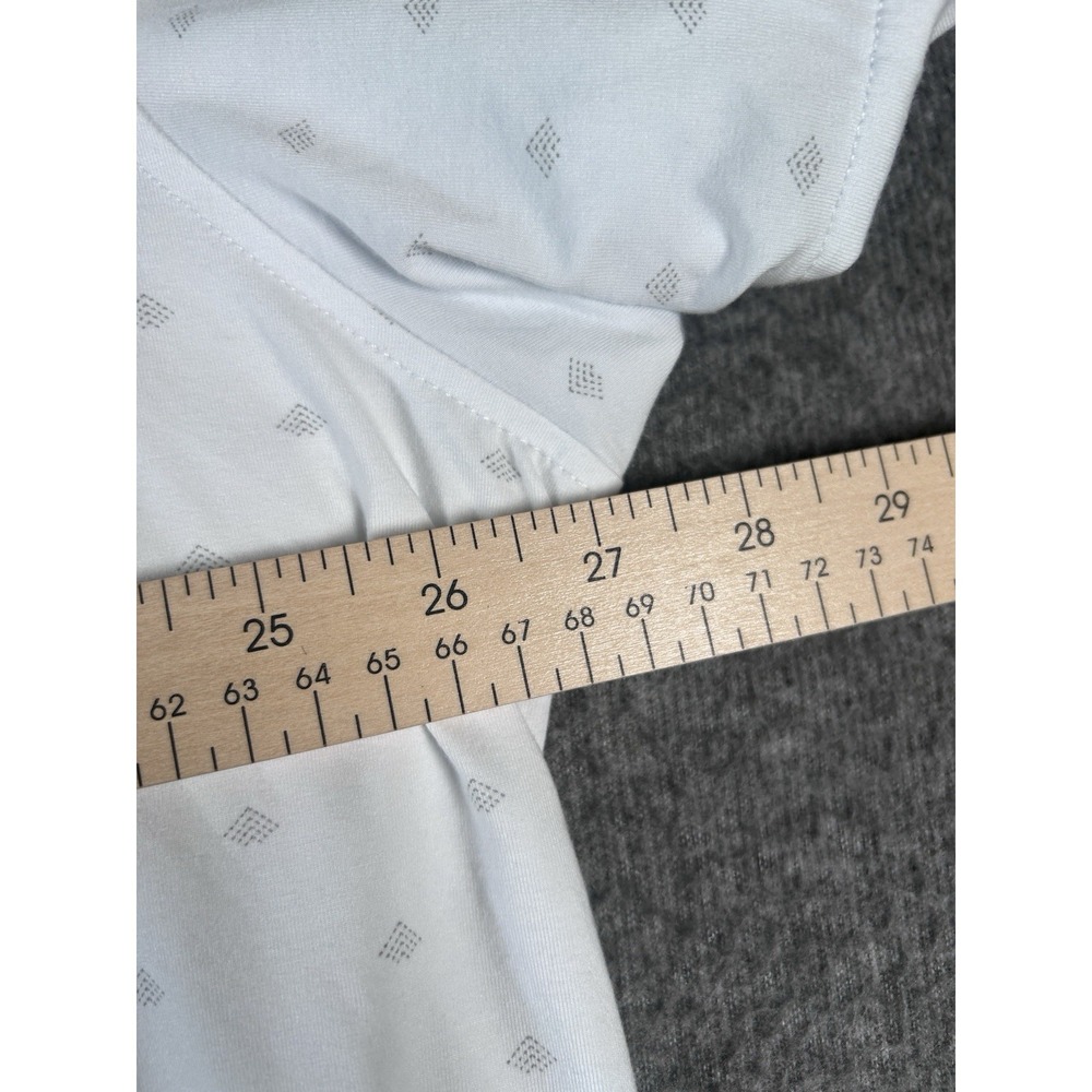 Travis Mathew Shirt Men's 3XL White Printed Cotton Elastine Button Up SS - Picture 6 of 8